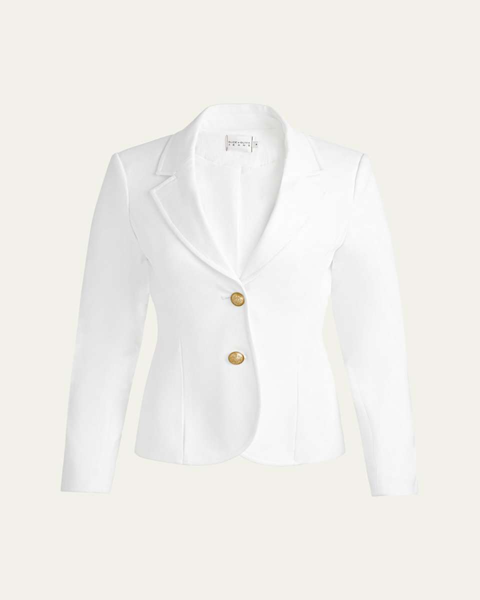 Iana Denim Sculpted Blazer